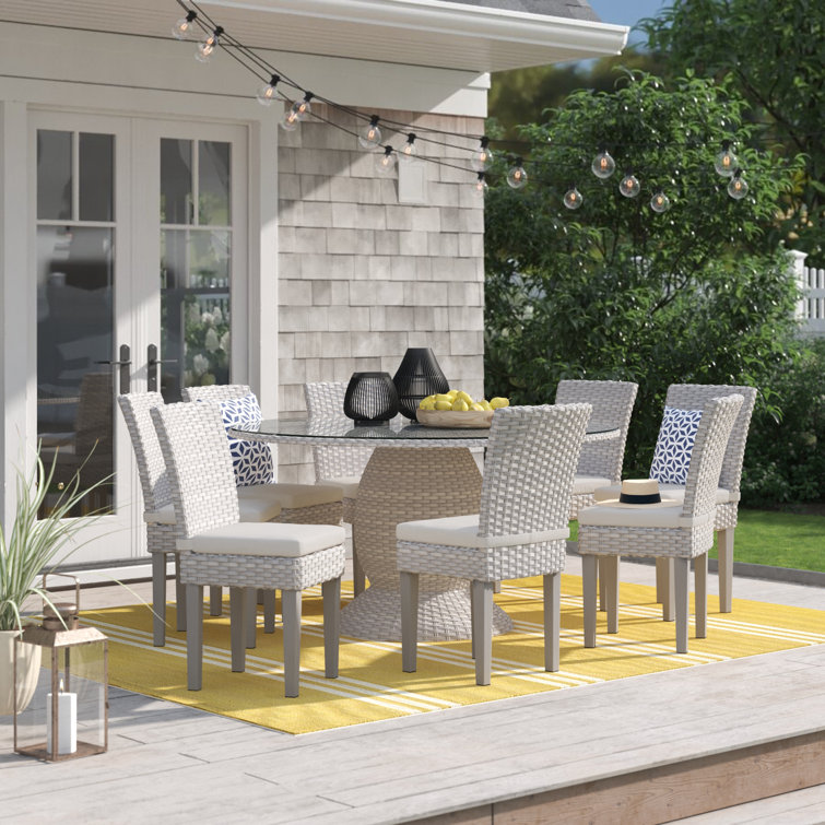 Rochford 8 Person Round Outdoor Dining Set